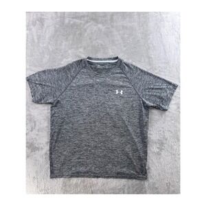Under Armour HeatGear Loose Fit TShirt Men's Size LG Gray Heathered Athletic